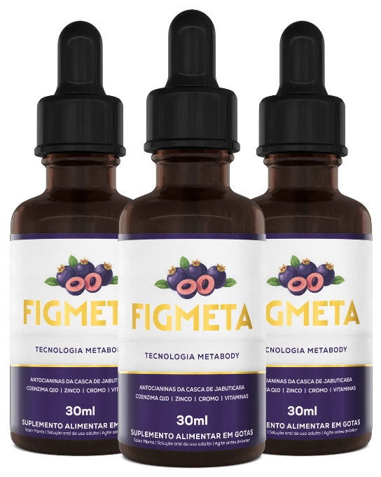 Kit com 3 frascos de FigMeta