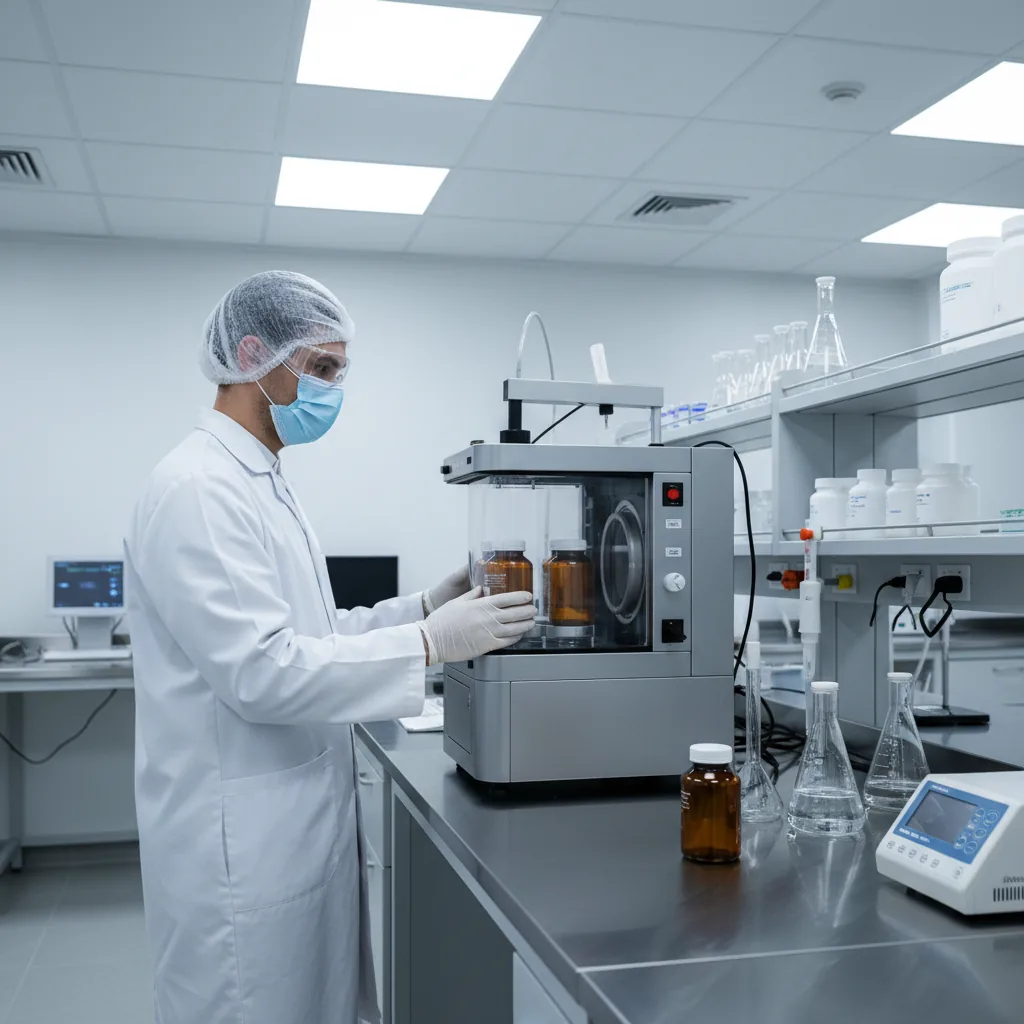Laboratório da fábrica
